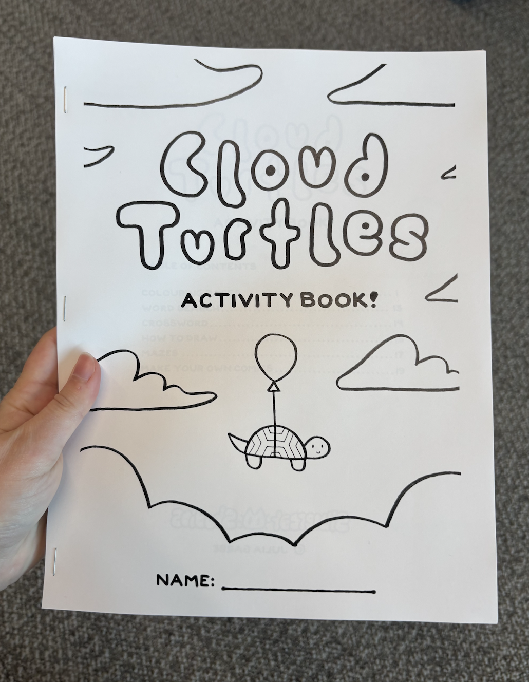 cloud turtles activity book